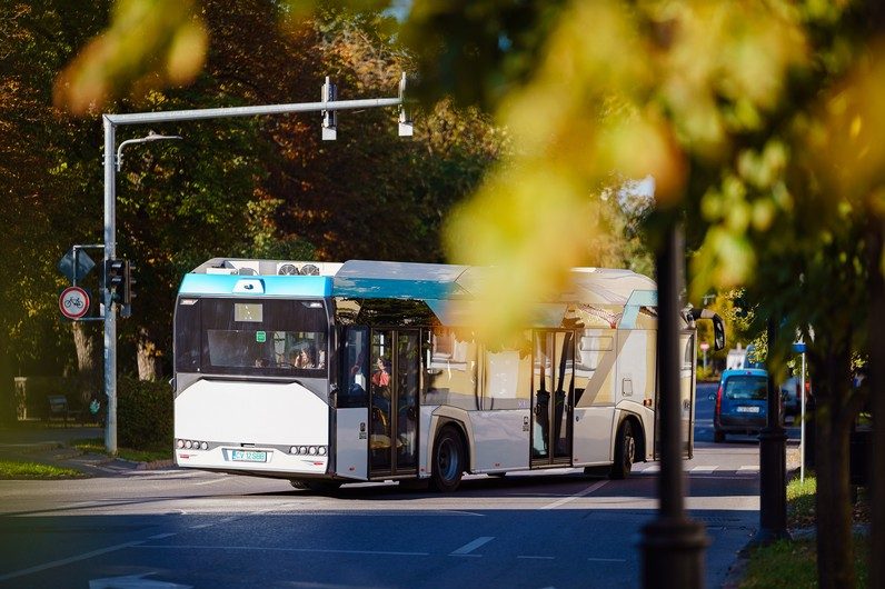 Autobuz electric Multi-Trans în Sfântu Gheorghe